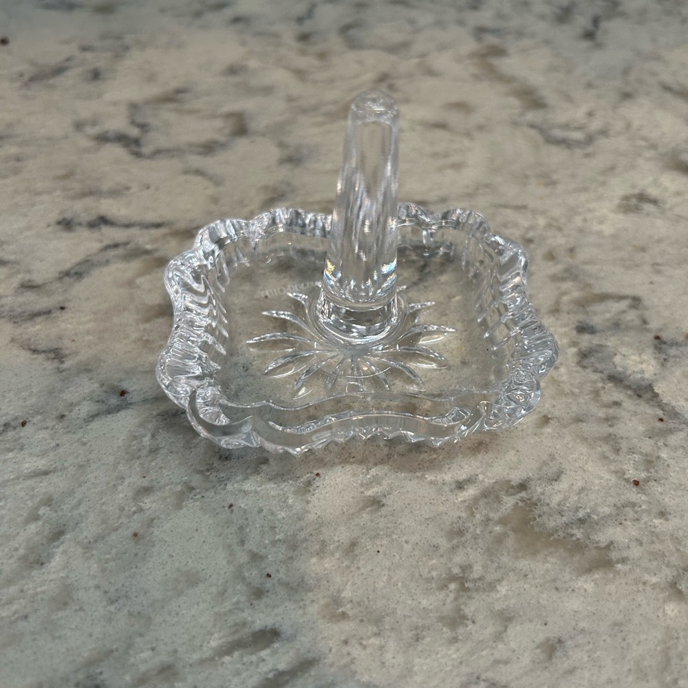 Waterford crystal ring holder